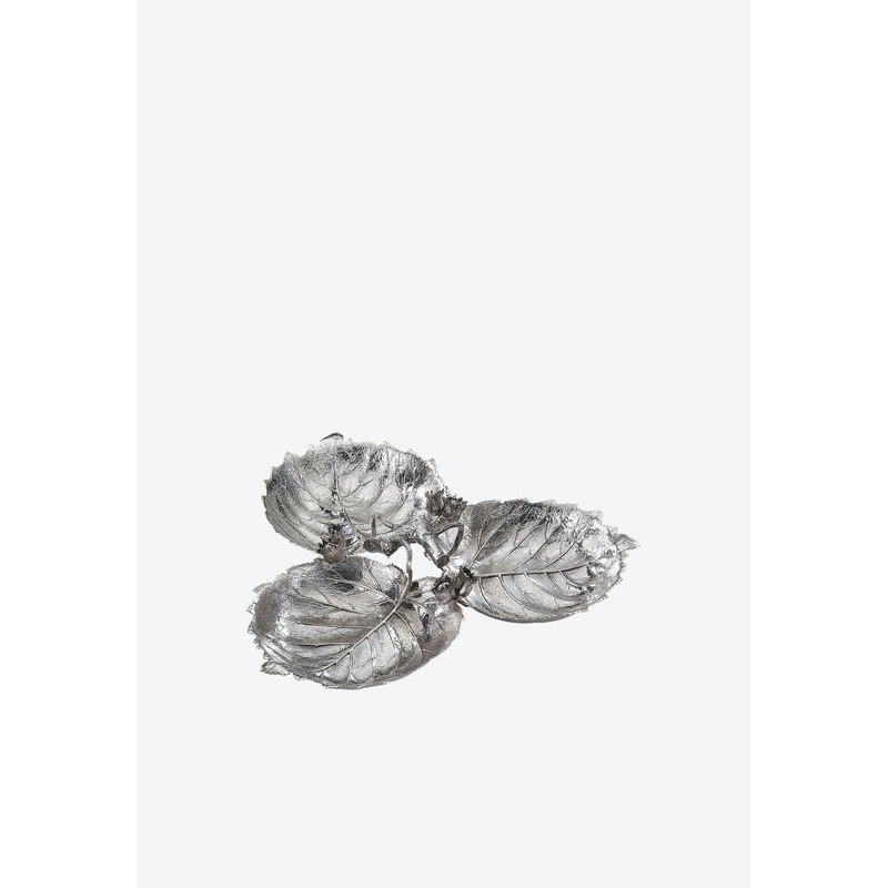 Large 3 Hazel Leaves Centerpiece