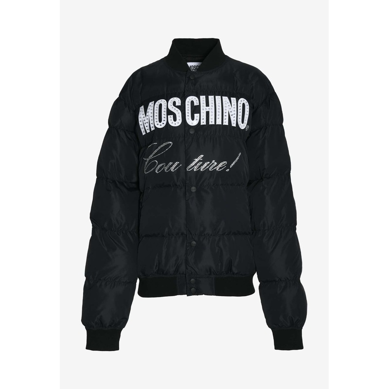 Logo Puffer Jacket in Tech Fabric