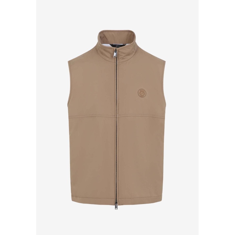 Logo Zip-Up Gilet