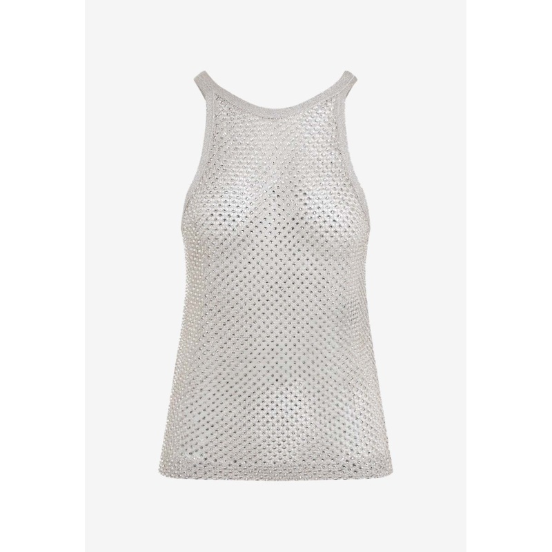 Lurex Knit Tank Top