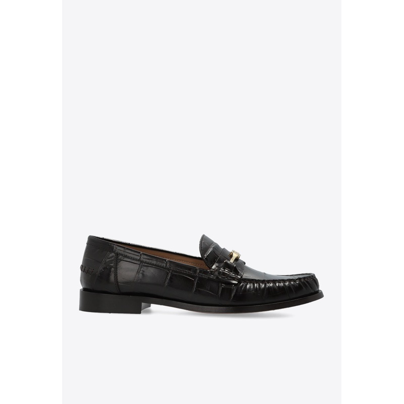 New Vara Chain Leather Loafers