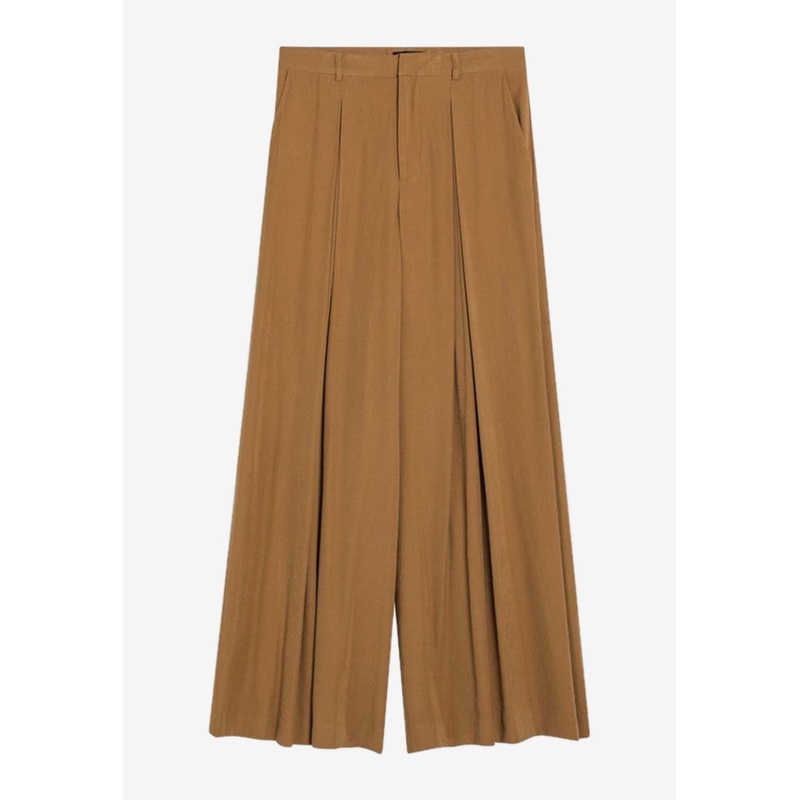 Ochre Wide-Leg Pants
