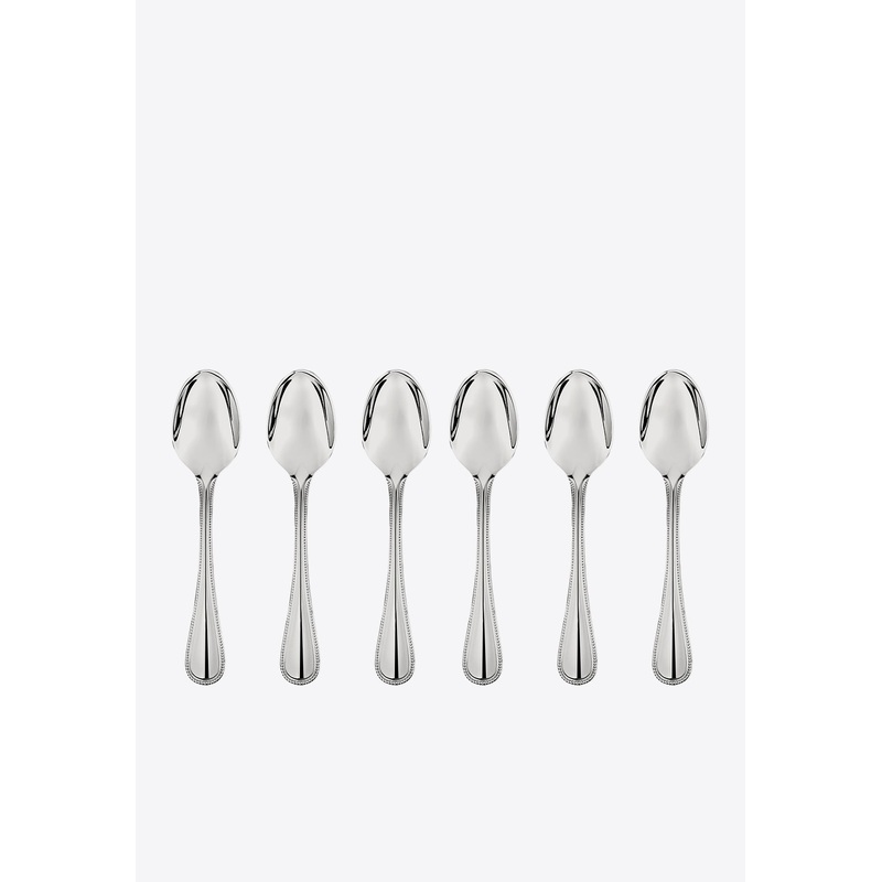 Perles Stainless Steel 2 Coffee Spoons - Set of 6