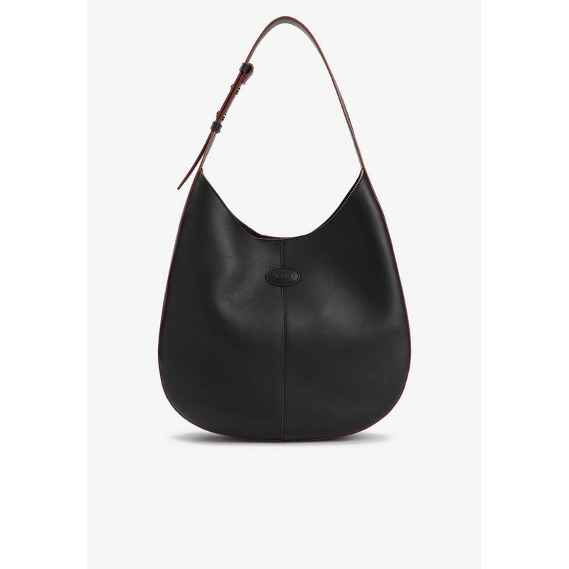 Small Di Hobo Bag in Calf Leather