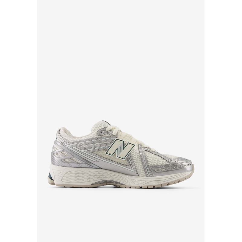 1906R Low-Top Sneakers in Silver Metallic/Sea Salt