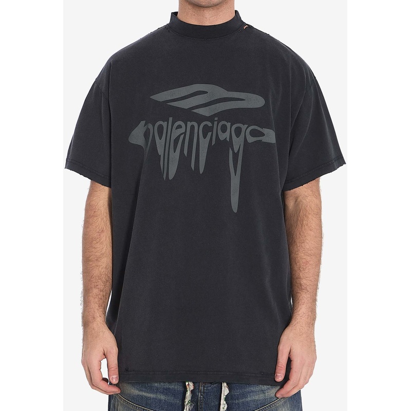 3B Liquefied Oversized Crewneck T-shirt