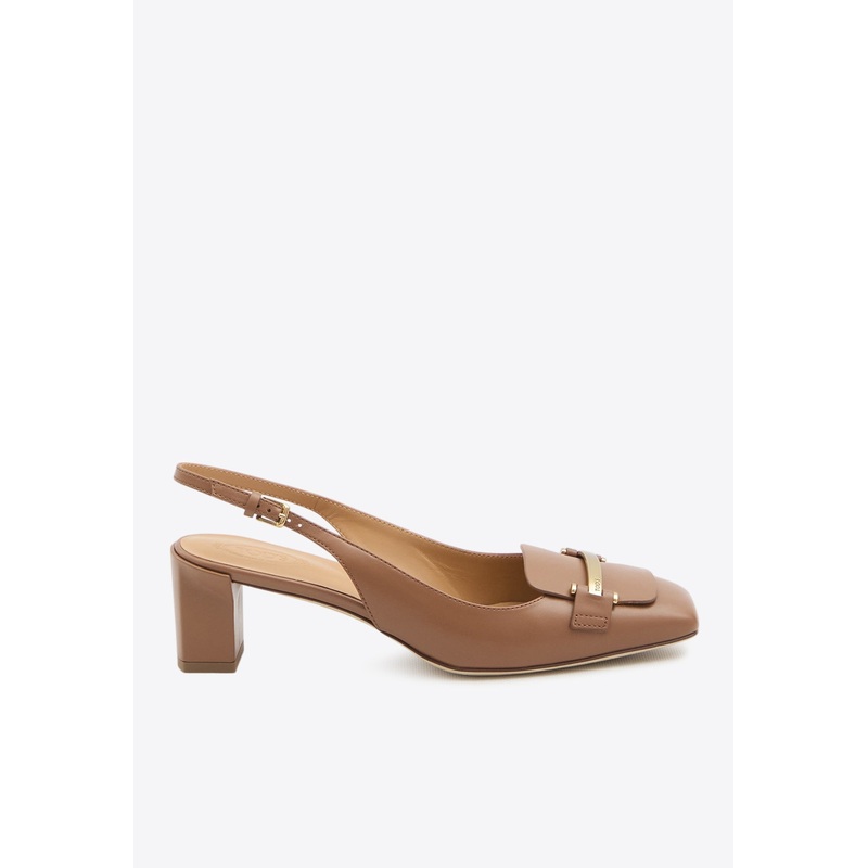 50 Leather Slingback Pumps