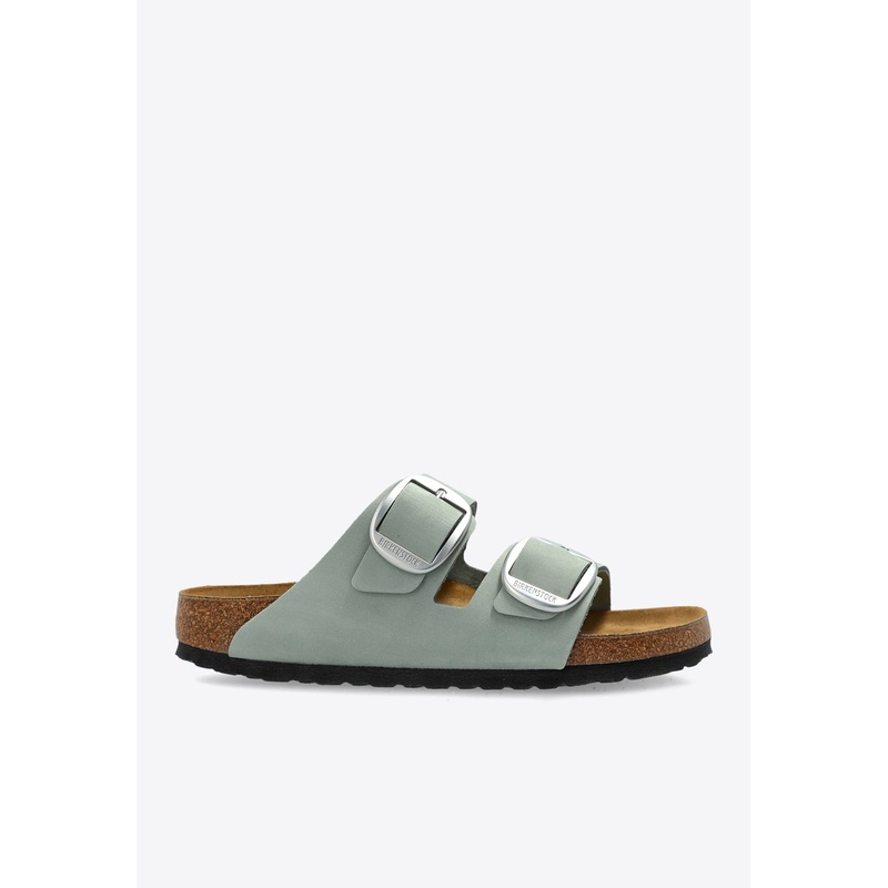 Arizona Big Buckle Nubuck Leather Sandals