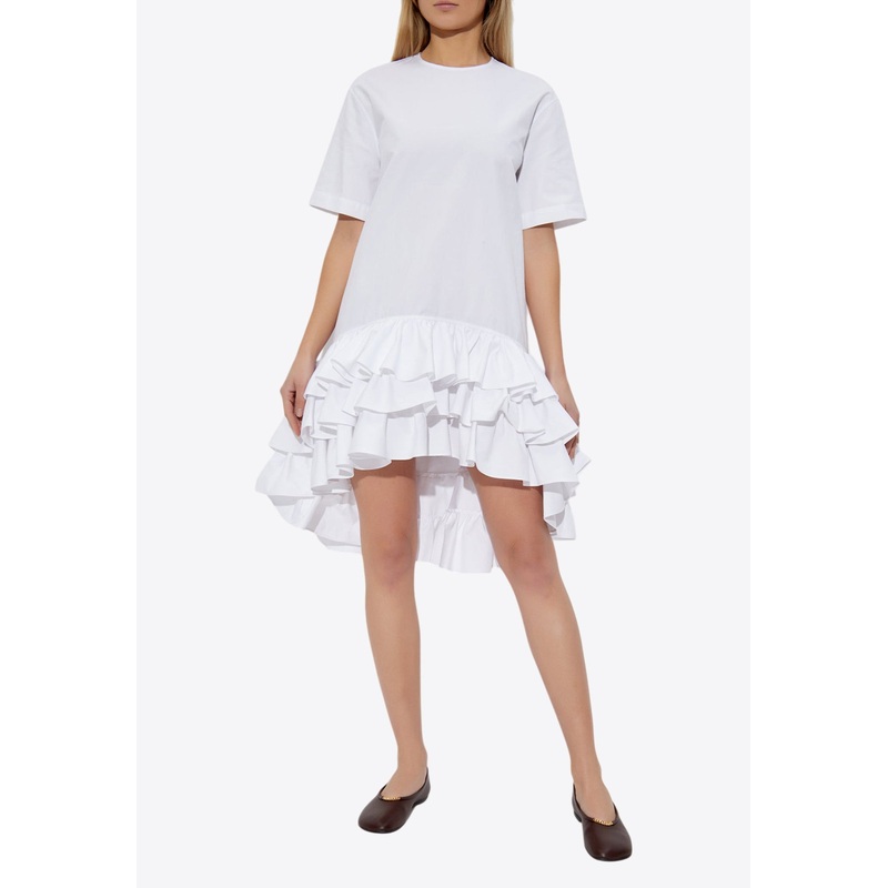 Asymmetrical Ruffled Dress