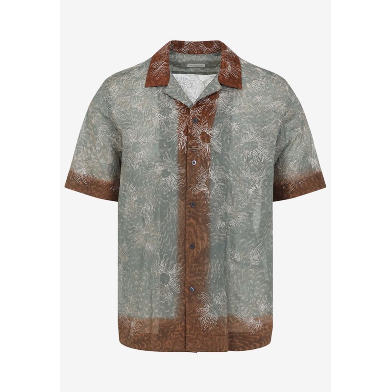 Carltone Short-Sleeved Floral Shirt
