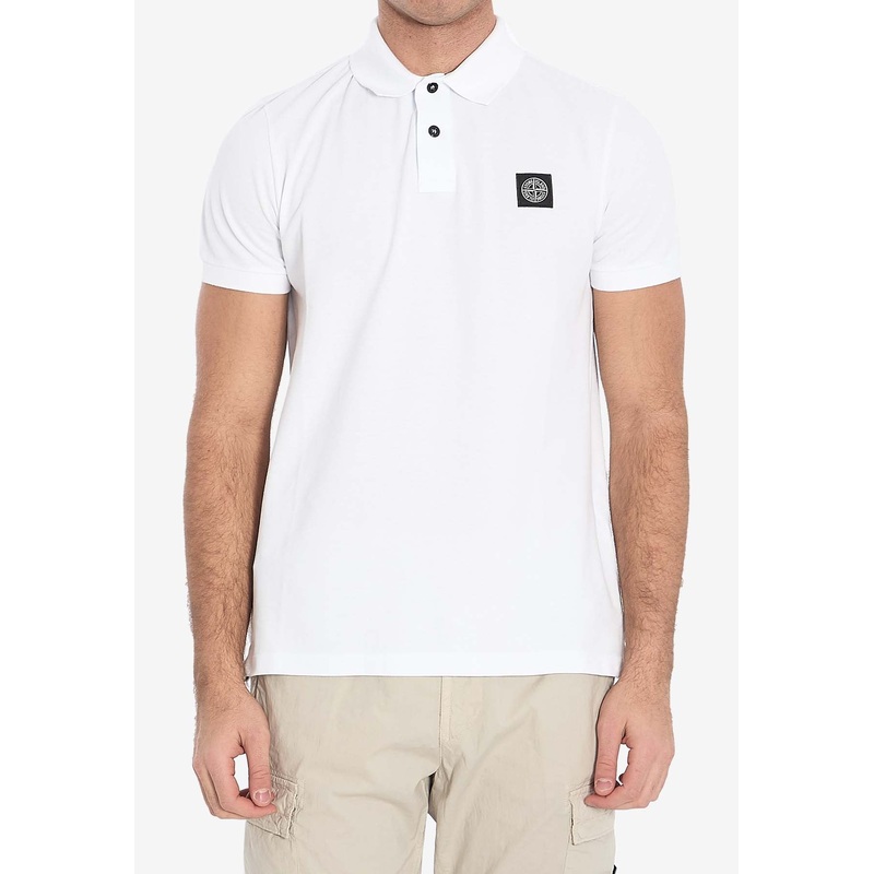 Compass Logo Patch Polo T-shirt