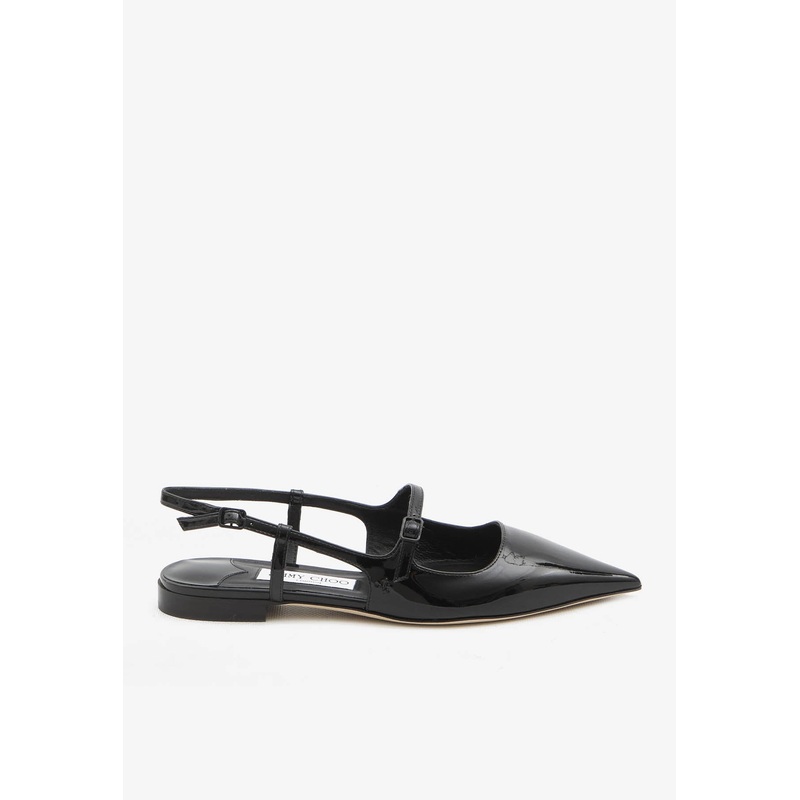 Didi Patent-Leather Pointed Toe Flats