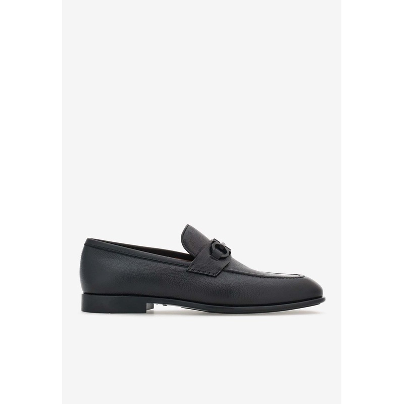 Foster Gancini Leather Loafers