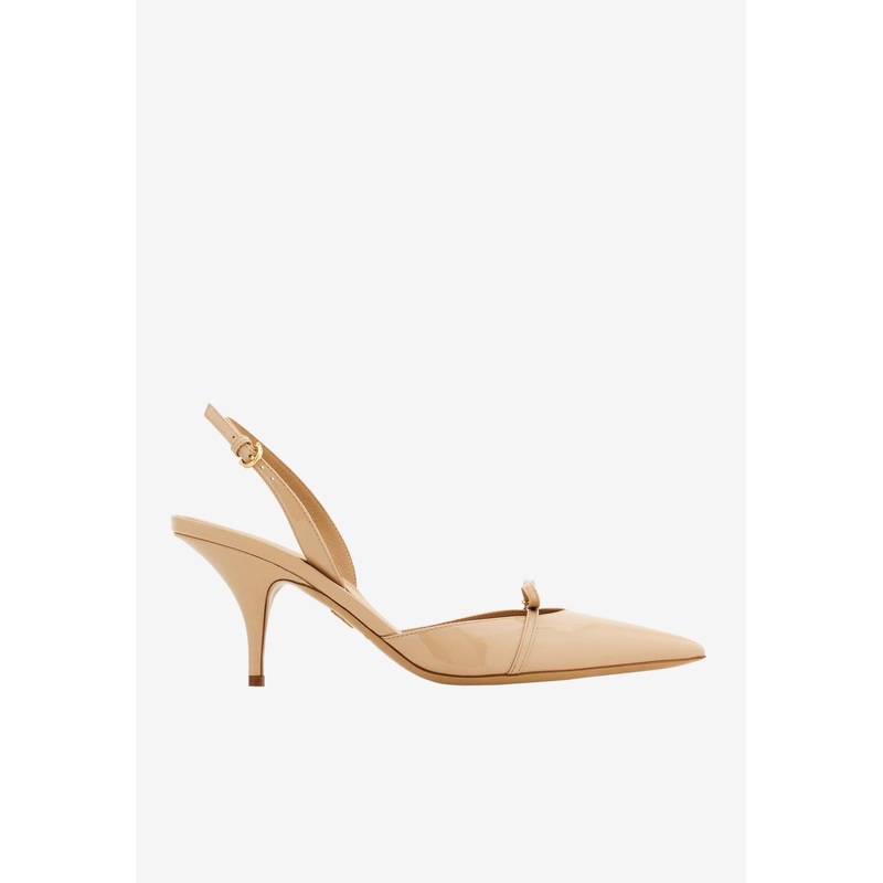 Gylla 70 Mini-Bow Slingback Pumps