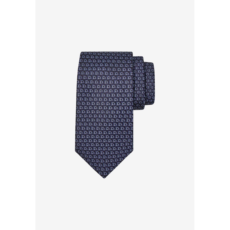 Iconic Gancini Jacquard Silk Tie