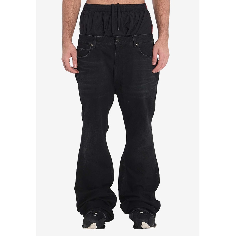 Layered Flared Jeans