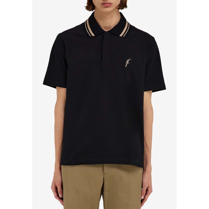 Logo Embroidered Short-Sleeved Polo T-shirt