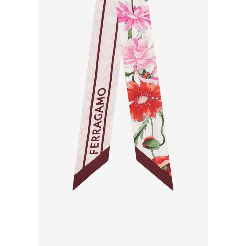 Mini Bouquet Print Bandeau Scarf