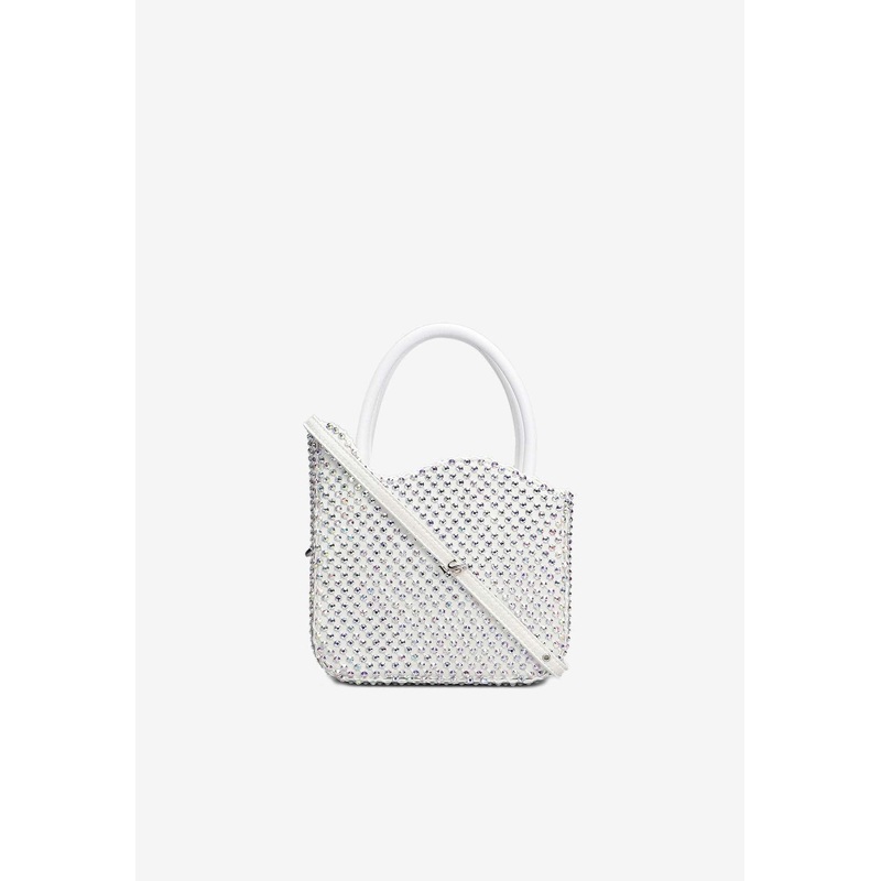 Mini Ivy Crystal-Embellished Top Handle Bag