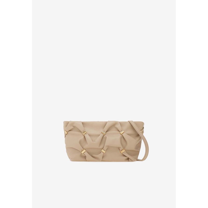 Mini Vara Plaque Leather Crossbody Bag