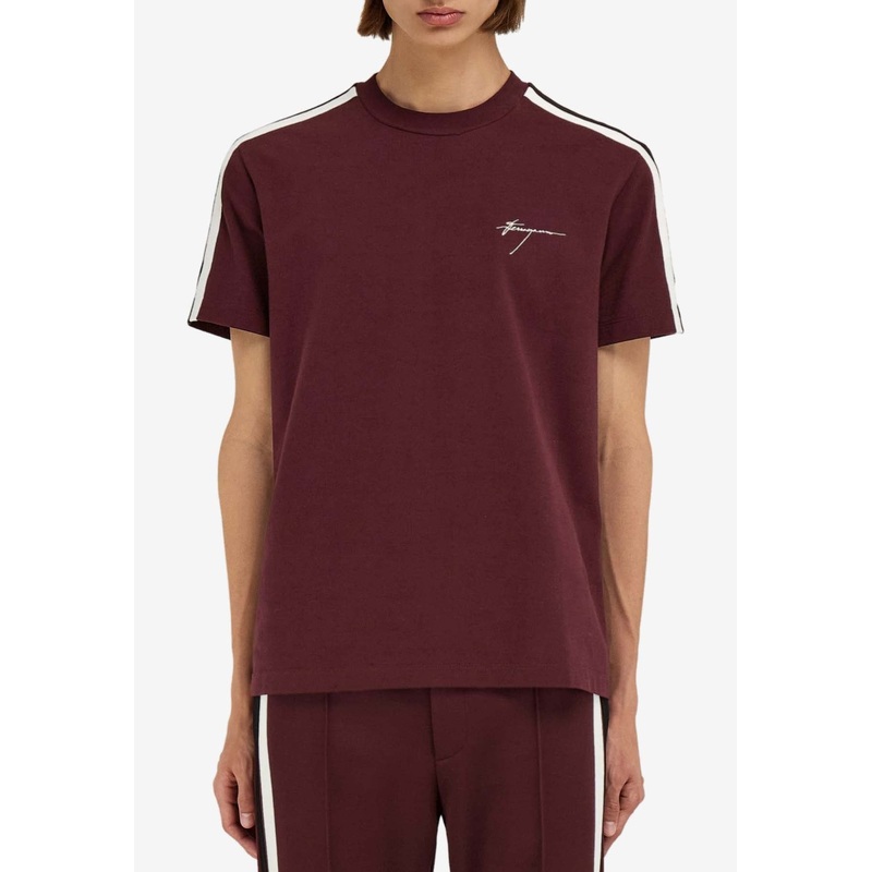 Signature Embroidered Short-Sleeved T-shirt