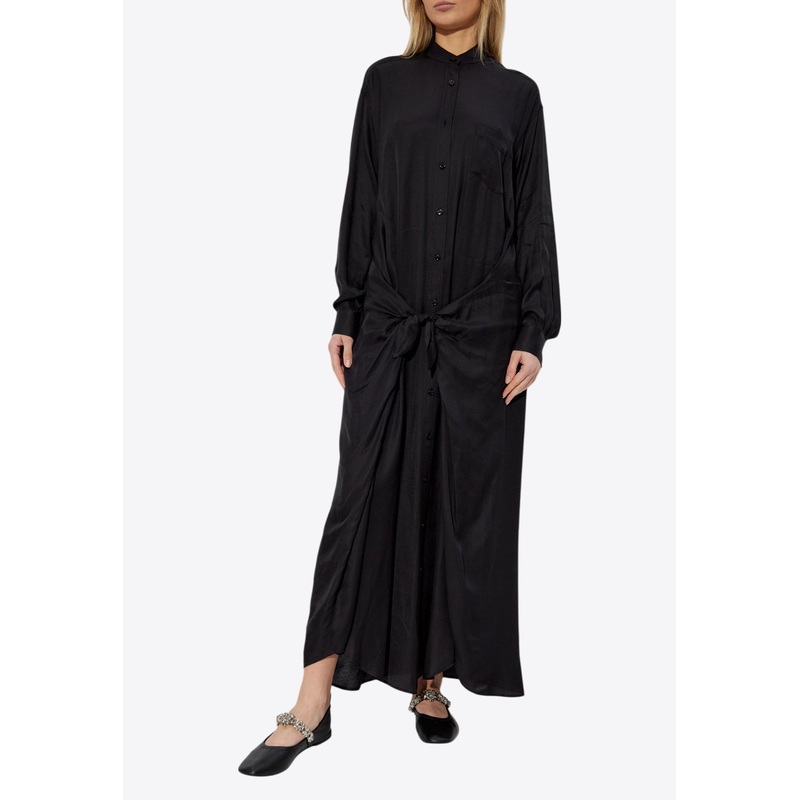 Waist Tie Maxi Dress