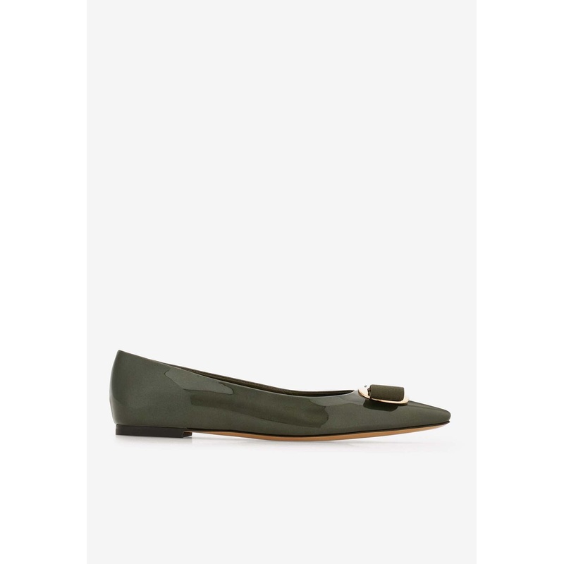 Zea Sam Leather Pointed-Toe Flats