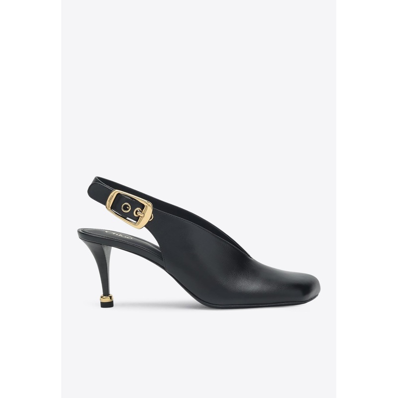 Andrea 70 Slingback Leather Pumps