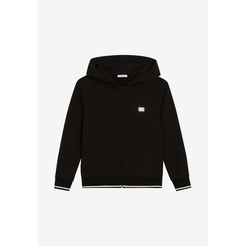 Boys Bandana Print Zip-Up Hoodie