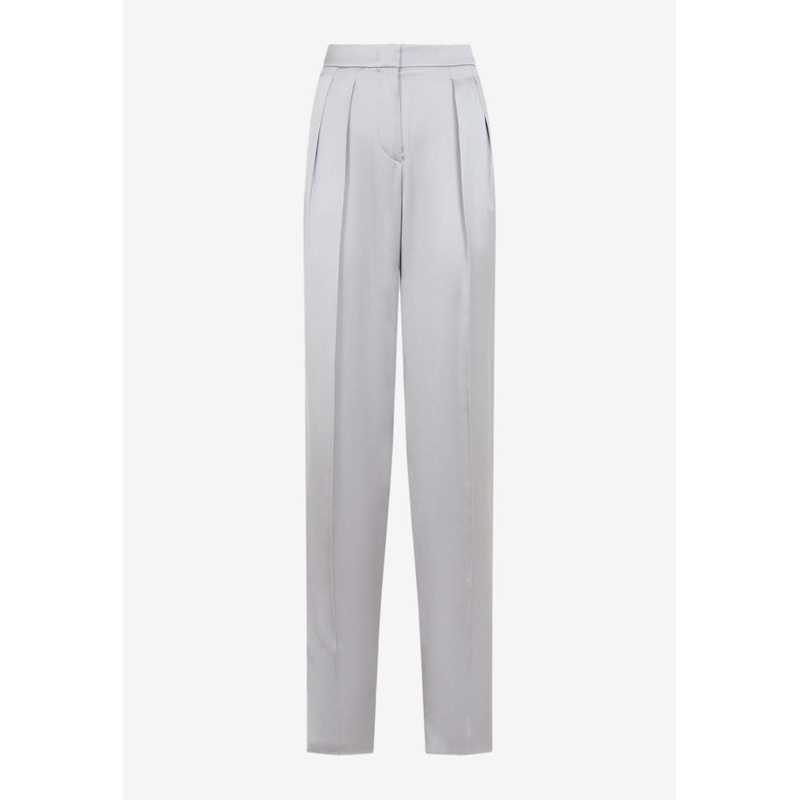 Classic Silk Tailored Pants