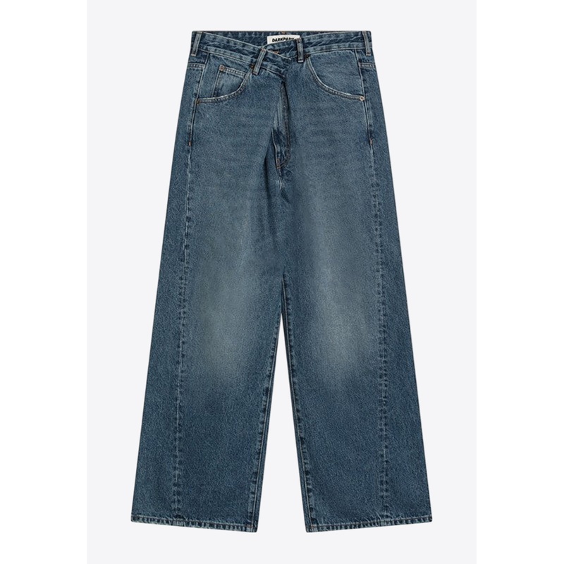 John Faded Straight-Leg Jeans