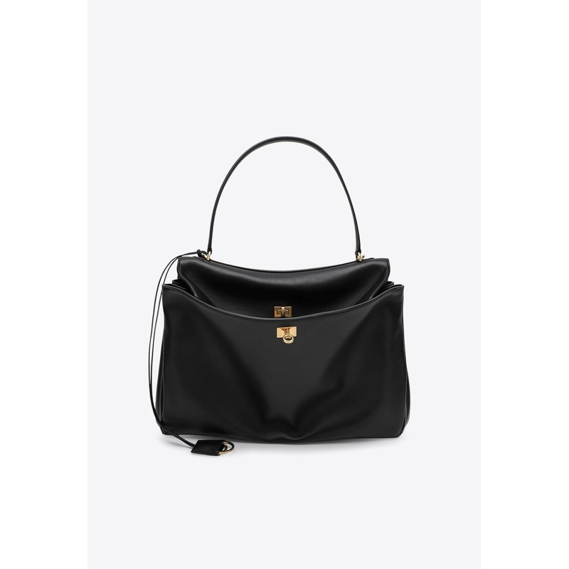 Large Rodeo Leather Top Handle Bag