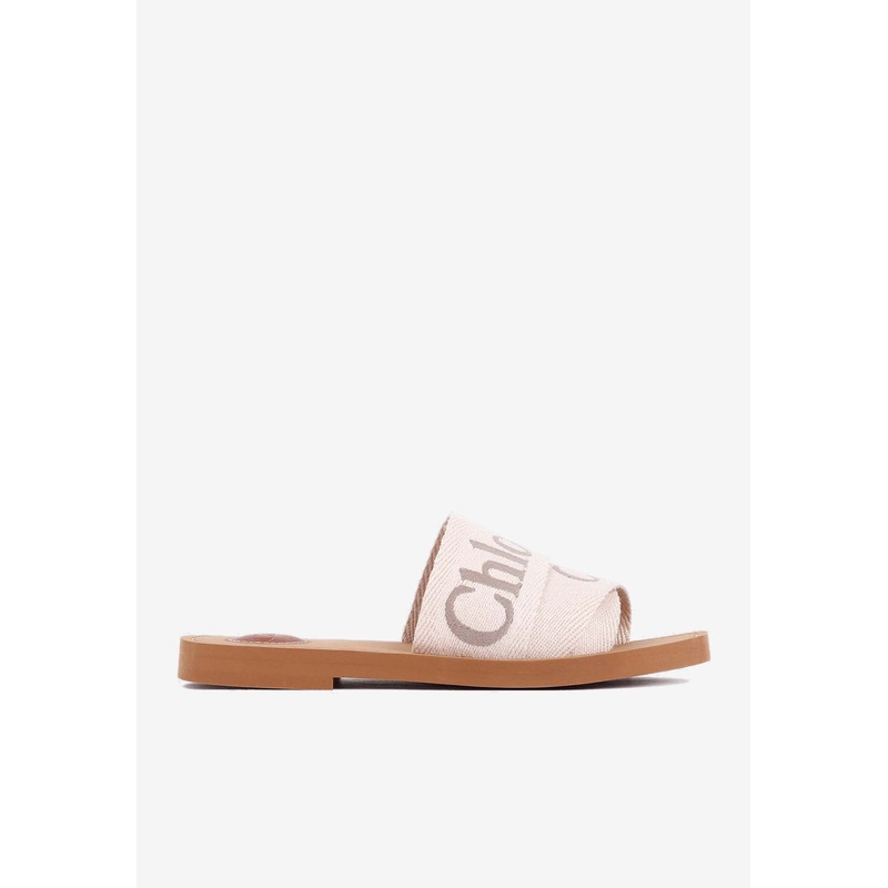 Logo Woody Flat Mules