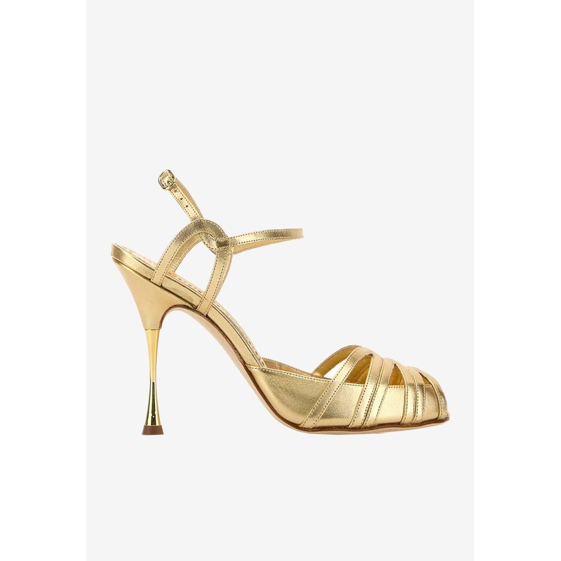 Maka Nak 105 Metallic Leather Sandals