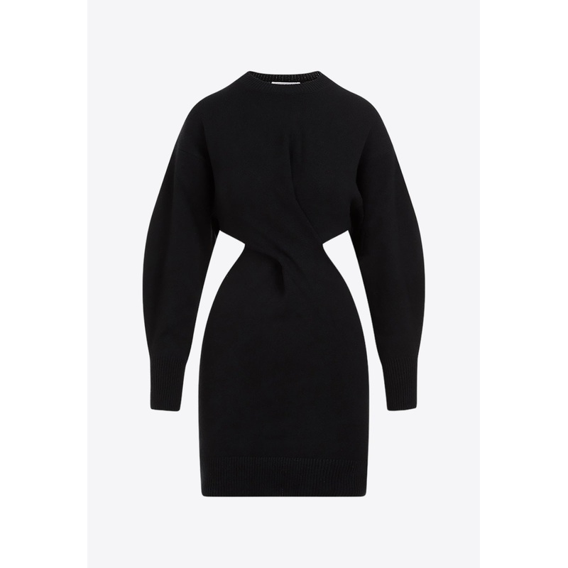 Mini Wool Twisted Dress