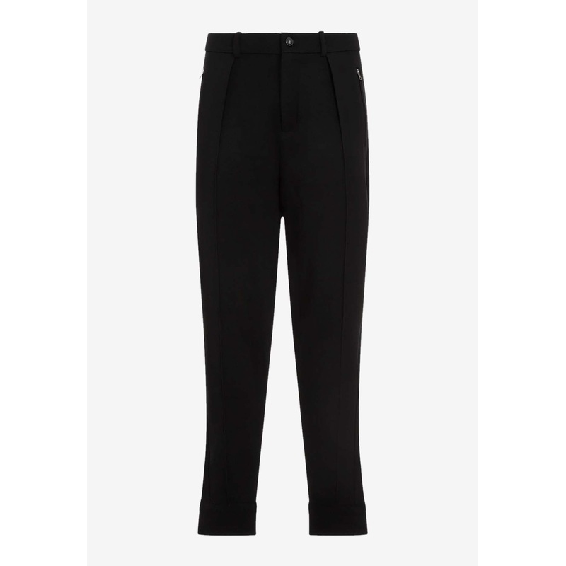 Pintuck Wool Pants
