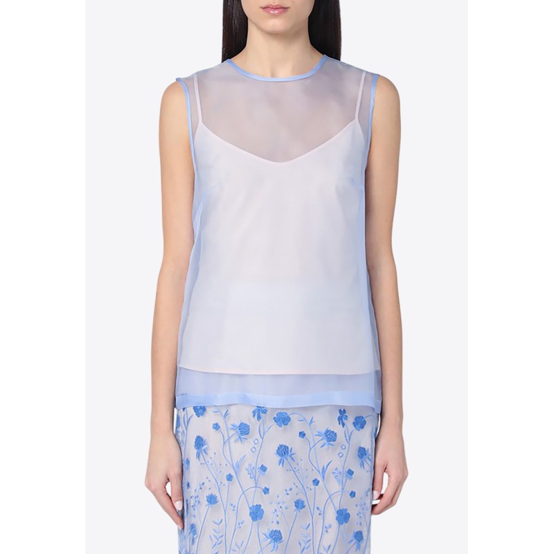 Sorgente Silk Crewneck Top