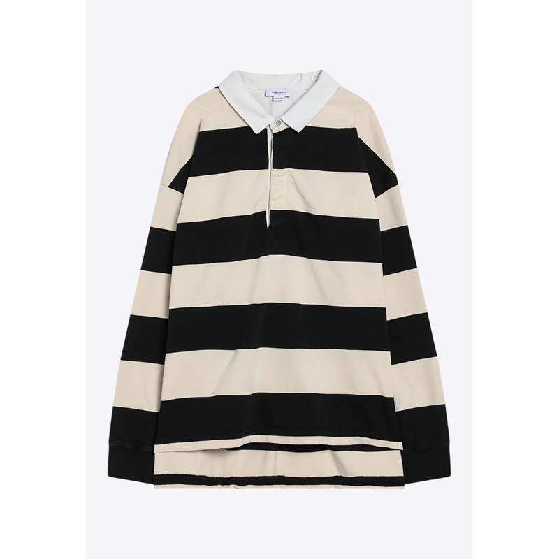 Striped Rugby Polo T-shirt