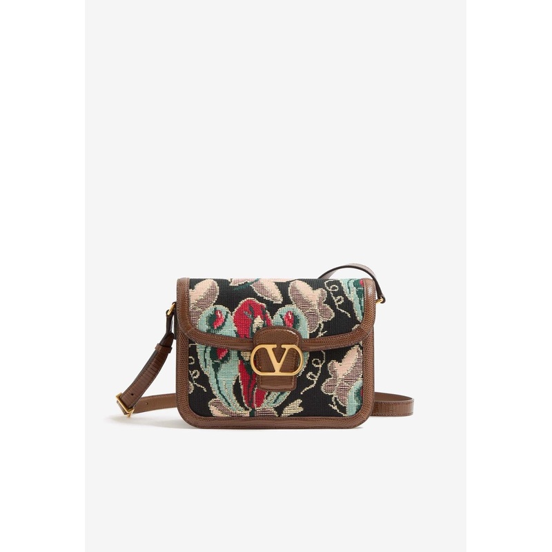 9TO5 Floral Jacquard Shoulder Bag