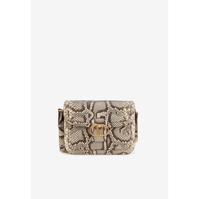 9TO5 Python Leather Shoulder Bag