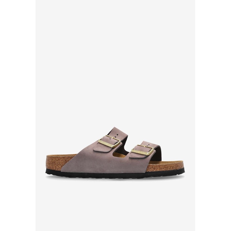 Arizona Double-Strap Leather Slides