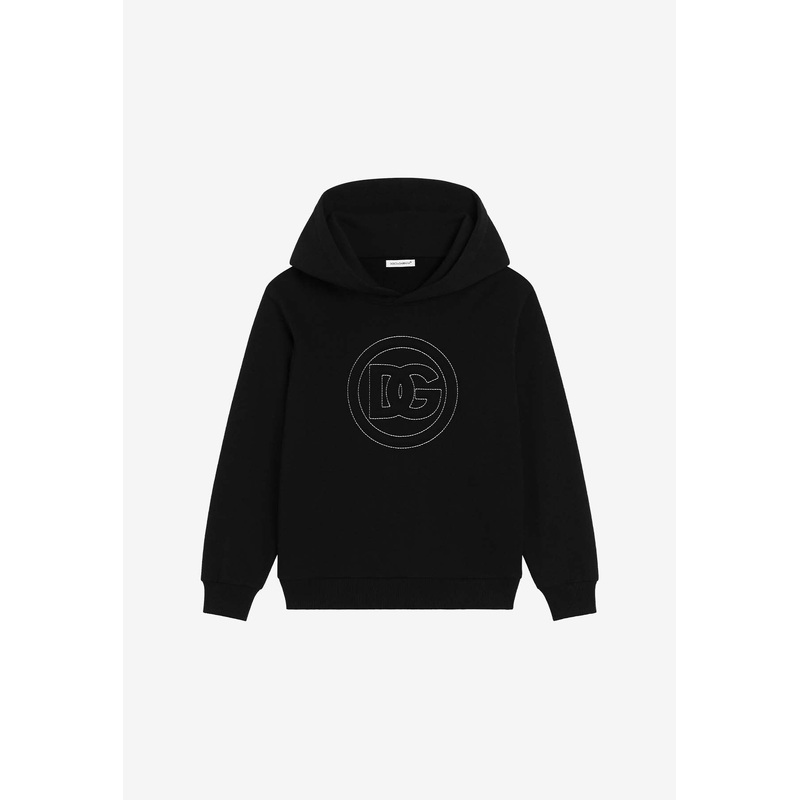 Boys Embroidered DG Logo Hoodie