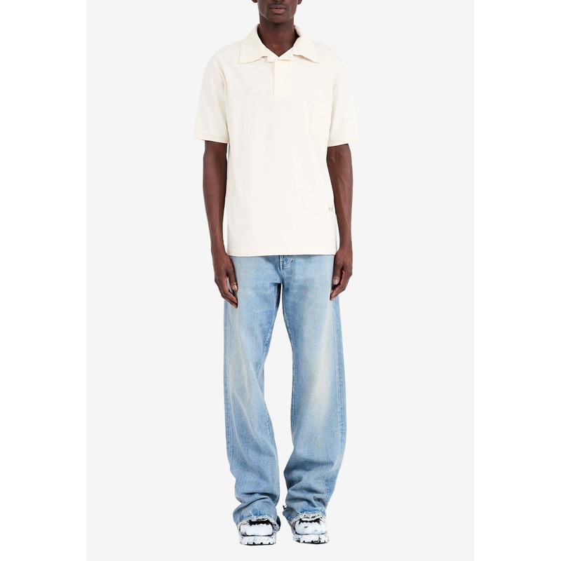 Logo Print Short-Sleeved Polo T-shirt