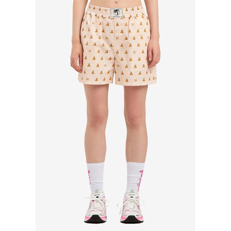 Mini Bear Print Shorts