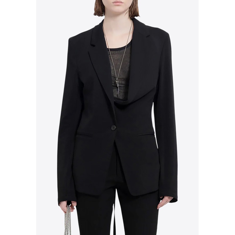 Nova Single-Breasted Asymmetric Blazer