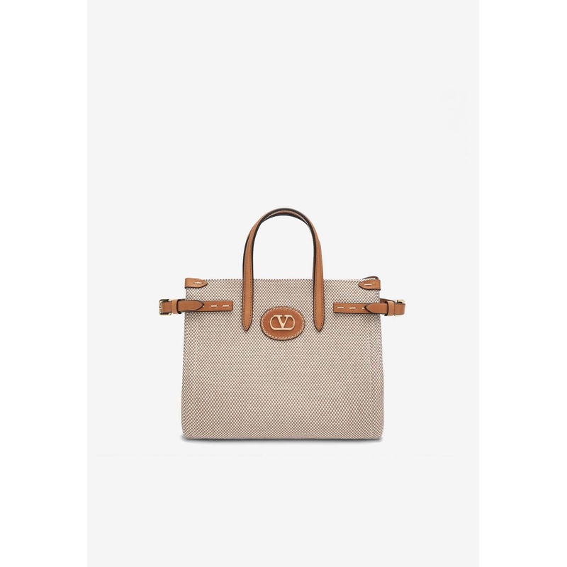 Small Antibes Canvas Top Handle Bag