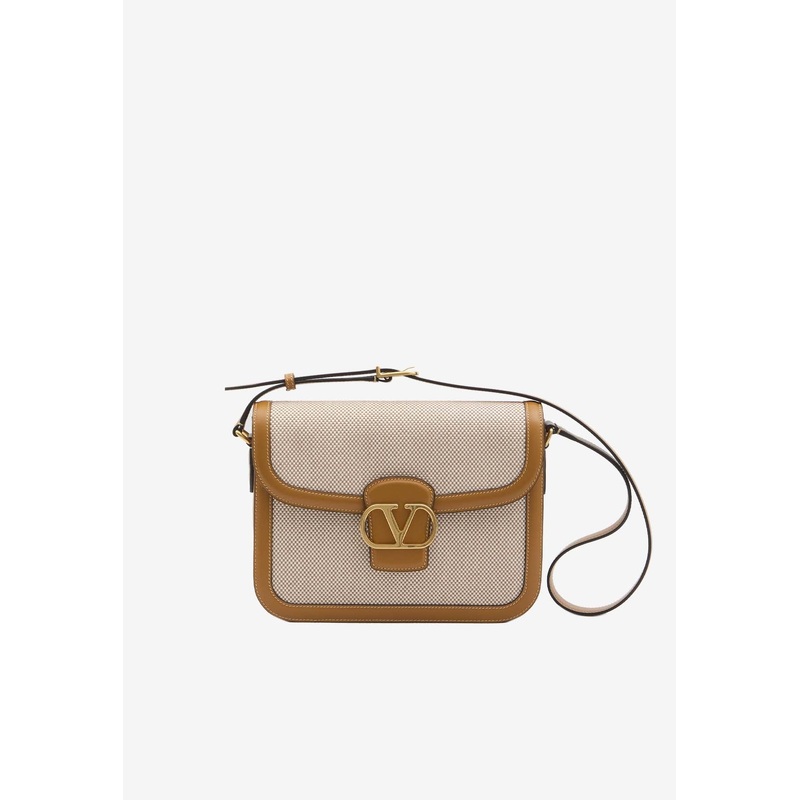 VLogo Signature Canvas Shoulder Bag