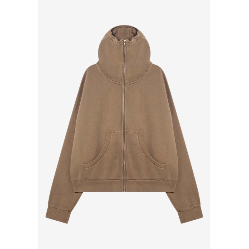 Zip-Up Hooded Sweatshirt
