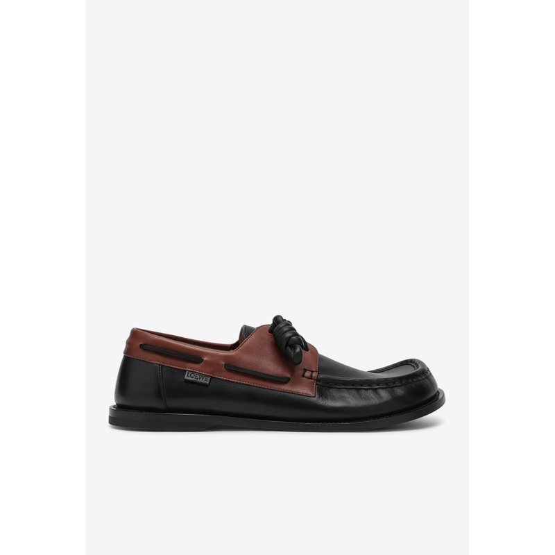 Campo Leather Lace-Up Boat Shoes