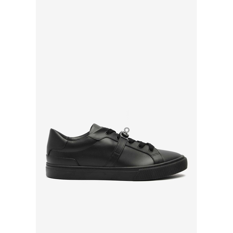 Day Palladium Kelly Buckle Sneakers in Black Calf Leather